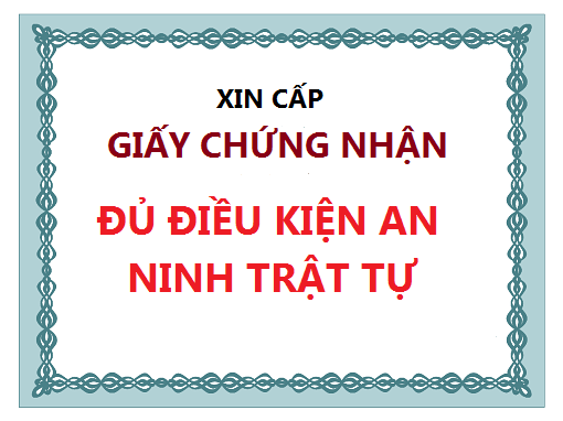 Thủ tục cấp giấy phép an ninh trật tự tại Hà Tĩnh